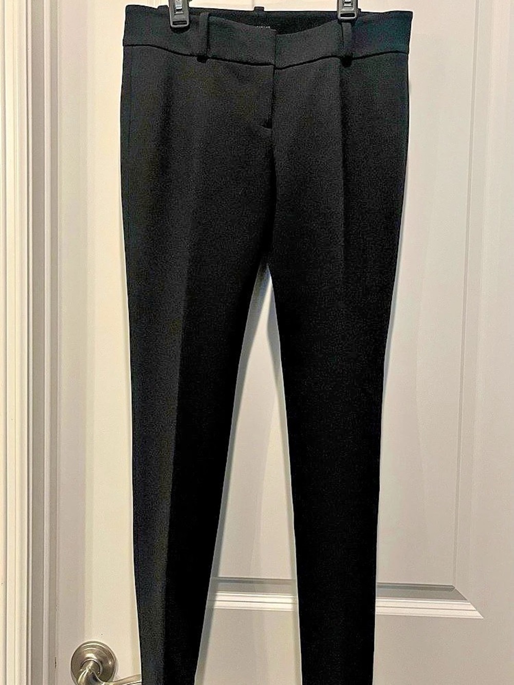 Women’s Ann Taylor PETITE Black Low - Rise Trousers Dress Pants Size 4P
